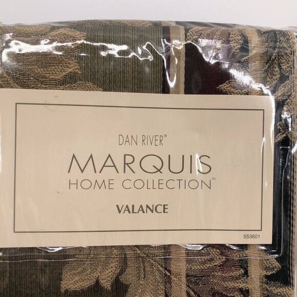Dan River Kiara Festoon Window Valance Marquis Home Collection #553601 NIP NEW - Picture 8 of 8